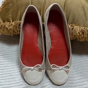 Tory Burch Ballet Linen Sneaker Flats size 9